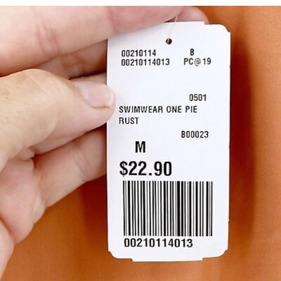 3 for $15 🌸 Forever 21 Swimsuit One Piece Plunge Neckline Rust Sexy - Picture 6 of 7